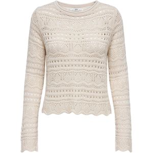 Jacqueline de Yong - Jdysun Lay - Pullover - Tapioca - Katoen