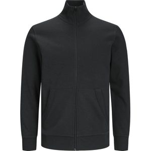 Interlock - Sweatshirt - Zwart - Katoen/Polyester - Hoge Hals, Lange Mouwen