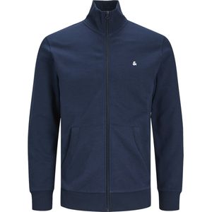 Jack & Jones Paulos Sweatshirt - Blauw - Katoen/Polyester - Hoge Hals