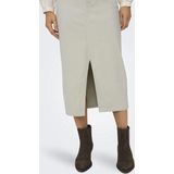 A-Lijnrok - Hoog Taille - Katoen - Zwart - Met Riemlussen