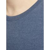 JACK&JONES - JJEPAULOS TEE SS CREW NECK NOOS PLS - T-shirt - Zwart - Korte Mouwen, Ronde Hals, Geborduurd Detail