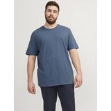 JACK&JONES - JJEPAULOS TEE SS CREW NECK NOOS PLS - T-shirt - Zwart - Korte Mouwen, Ronde Hals, Geborduurd Detail