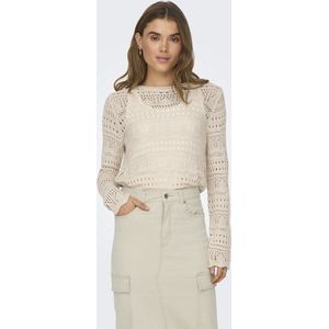 Jacqueline de Yong Trui Jdysun Lay Boatneck Pullov. Knt 15287384 Tapioca Dames