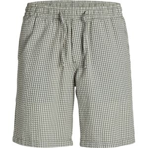 Jack&jones - Jpstjaiden Palma Seersucker Short Srt - Heren - Korte Broeken