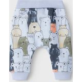 Name It - Sweatbroek - Babyjongens - Grijs - Katoen