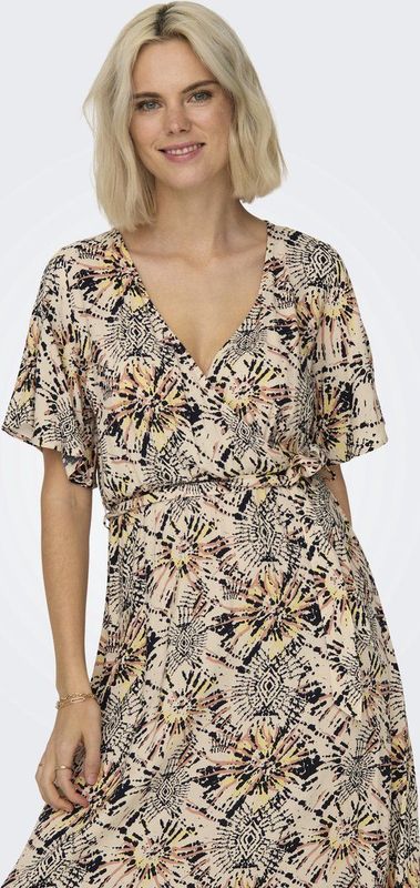 JDY - Damesjurk - All Over Print - Viscose - Korte Mouwen