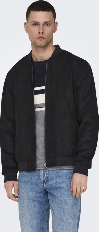 Onslucas - Bomber Jacker - Met Lange Mouwen - Polyester Voering