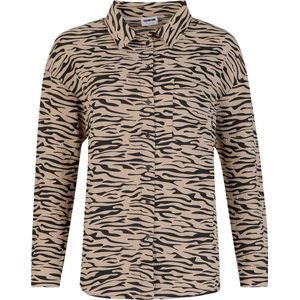 Noisy May - NMRIPPLE - Shirt - Meerkleurig - 98% Polyester, 2% Elastaan