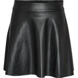 Noisy may Rok Nmandy Pu Hw Flared Skirt Wvn Noos 27028748 Black Dames