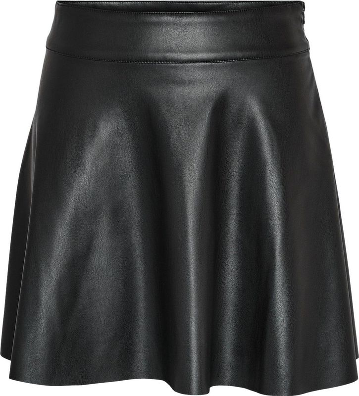 Noisy may Rok Nmandy Pu Hw Flared Skirt Wvn Noos 27028748 Black Dames