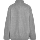 Noisy May - Halston L/S Bomber Jacket - Blousonjas - Grijs - Oversized Pasvorm