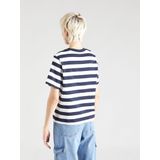 Selected - Essential Striped Boxy T-shirt - Katoen - Korte Mouwen