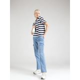 Selected - Essential Striped Boxy T-shirt - Katoen - Korte Mouwen
