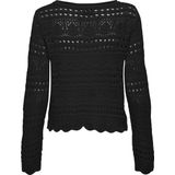 Jacqueline de Yong - Trui - Zwart - 100% Acryl