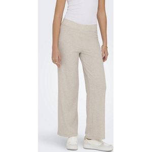 Only Nella Wide Broek Beige Vrouw