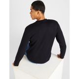 SELETED - Slhemanuel - Sweatshirt - Zwart - Katoenmix, Lenzing Ecovero