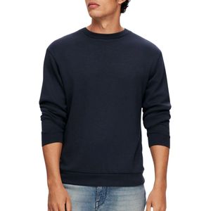 Selected - Emanuel - Sweatshirt - Heren - Gebreide Mouwen - Viscose en Polyester