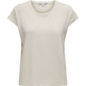 Cloud Dancer - Top - Gold Lurex Stripe - Korte Mouwen - Regular Fit