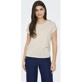 Cloud Dancer - Top - Gold Lurex Stripe - Korte Mouwen - Regular Fit