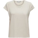 Cloud Dancer - Top - Gold Lurex Stripe - Korte Mouwen - Regular Fit