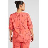 ONLY CARMAKOMA - Top - V-Hals - Regular Fit - 2/4 Mouwen