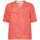 ONLY CARMAKOMA - Top - V-Hals - Regular Fit - 2/4 Mouwen