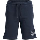 Navy - Sportbroek - Elastische Band - Slim Fit - Knielang
