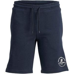 Navy - Sportbroek - Elastische Band - Slim Fit - Knielang