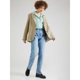 Only Riley Straight Dot353 Hoogzittende Jeans Blauw Vrouw