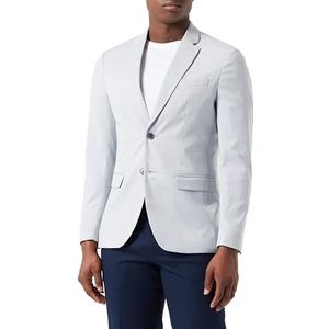 SELETED HOMME Heren Slhslim-Cedric Structure BLZ Noos Sakko, Medium grijs (grey melange), 56