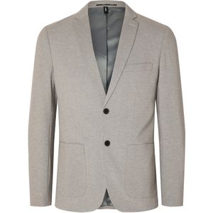 SELETED HOMME Heren Slhslim-Delon Jersey BLZ Flex Noos Blazer, lichtgrijs gem., 46