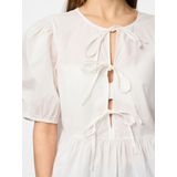 Blouse - Katoen - Ronde Hals - 2/4 Mouwen - Elastische Manchetten