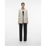 Vero Moda - Blazer - Oatmeal Melange - Polyester Viscose Elastan
