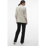 Vero Moda - Blazer - Oatmeal Melange - Polyester Viscose Elastan