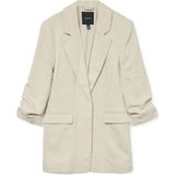 Vero Moda - Blazer - Oatmeal Melange - Polyester Viscose Elastan