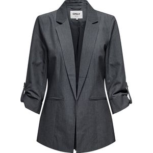 ONLY Onlkayle-Orleen 3/4 Tlr Noos Blazer voor dames, Medium grijs mengsel.