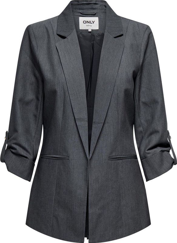 Only Blazer ONLKAYLE-ORLEEN - Medium Grey Melange - 3/4 Mouwen