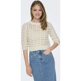 Trui - Kine - Effen - Knitwear - Lange Mouw - Normale Pasvorm