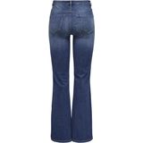 Only Jeans Onlrose Hw Retro Flared Dnm Gua192 15318462 179695 Medium Blue Denim Dames
