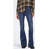 Only Jeans Onlrose Hw Retro Flared Dnm Gua192 15318462 179695 Medium Blue Denim Dames