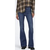 Only Jeans Onlrose Hw Retro Flared Dnm Gua192 15318462 179695 Medium Blue Denim Dames