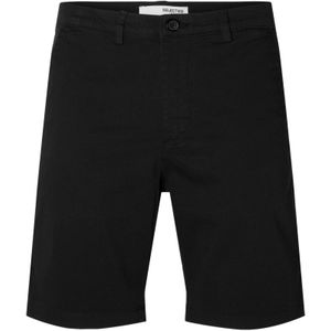 Selected Homme - SLHSLIM-MILES FLEX - Chino Broek - Zwart - Slim Fit
