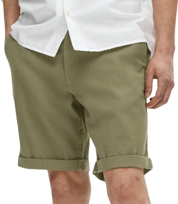 Chino Broek - Mélange - Katoen - Loosefit