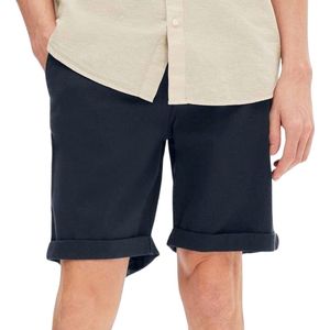 Korte Broeken - Donkerblauw - 98% Katoen - Slim Fit