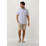 Selected - Luton Flex Slim - Korte Broek - Blauw - 50% Biologisch Katoen, 48% Katoen, 2% Elastaan