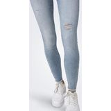 Only Dames Jeans Broeken ONLBLUSH MID SK REA685 skinny Fit Blauw Volwassenen