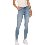 Only Dames Jeans Broeken ONLBLUSH MID SK REA685 skinny Fit Blauw Volwassenen