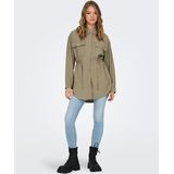 Onlnadine - Tussenjas - Met Gespreide Kraag - Knoopsluiting - Voorzakken