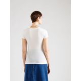 VERO MODA - Vmines Fiona Ss O-Neck Top - T-shirt - Wit - Katoen