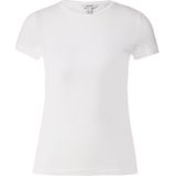 VERO MODA - Vmines Fiona Ss O-Neck Top - T-shirt - Wit - Katoen